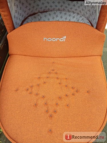 Фирменная вышивка на люльке Noordi Polaris Comfort
