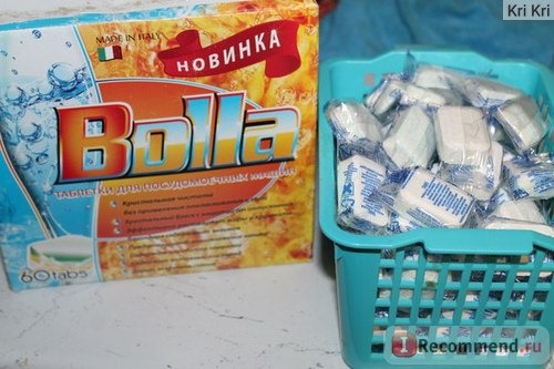 Таблетки для посудомоечной машины Bolla фото