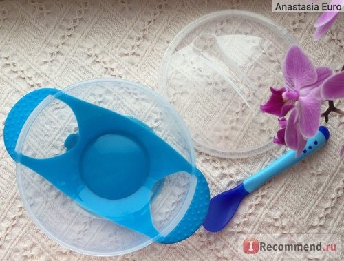 Aliexpress Набор посуды Baby Learnning Dishes With Suction Cup Assist food Bowl Temperature Sensing Spoon Drop Baby Spoon Bowl Set Baby Tableware фото