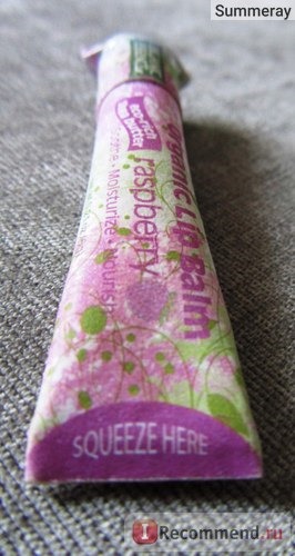 Бальзам для губ Organic essence Organic lip balm Raspberry фото