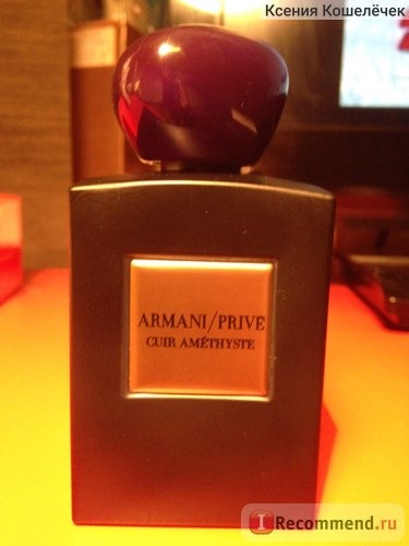 Селективная парфюмерия Armani/prive cuir amethyste фото