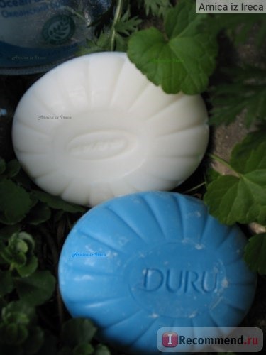 мыло с надписью Duru