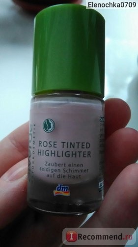 Хайлайтер Alverde Rose Tinted Highlighter фото