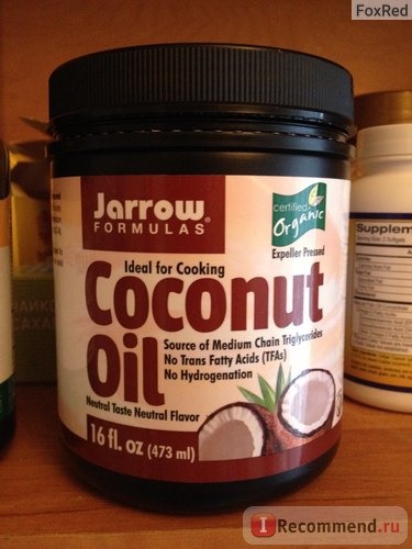 Масло Jarrow Formulas Organic Coconut Oil фото