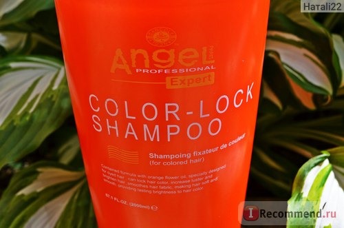 Шампунь Angel professional Фиксатор цвета окрашенных волос Color-Lock Shampoo фото