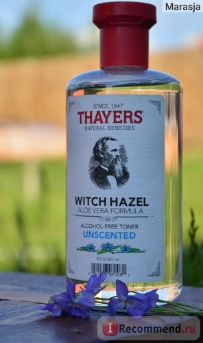 Тоник Thayers Unscented Witch Hazel with Aloe Vera фото