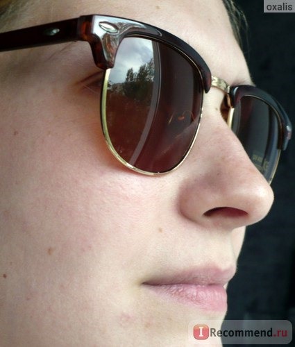 Солнцезащитные очки Tinydeal Casual Men's Women's Retro Style Resin Full Rim Glasses DGS-285090 фото