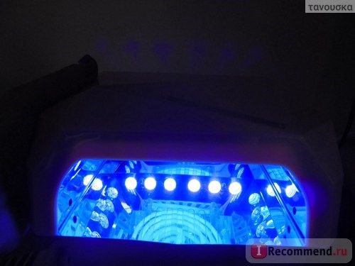 LED лампа для полимеризации гель-лака Aliexpress Fashion Diamond Shaped 36W LED CCFL Nail Dryer Nail Curing Lamp Machine Tool Set фото