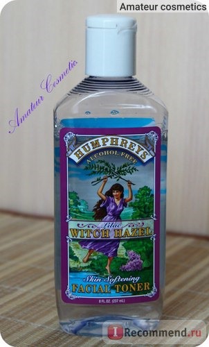 Тоник для лица Humphrey's Lilac Witch Hazel Facial Toner, Alcohol Free фото