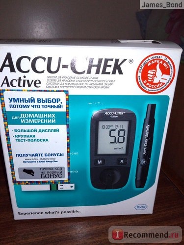 Глюкометр Roche Accu-Chek Active фото