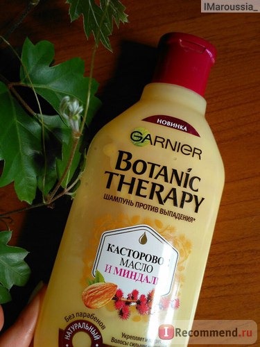 Шампунь Garnier Botanic Therapy Касторовое масло и миндаль фото
