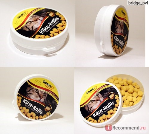 Gimpet Kase-Rollis Витаминизированные сырные шарики для кошек
