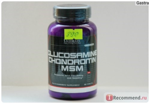 Пищевая добавка для суставов и связок Ultimate Nutrition Glucosamine, Chondroitin & MSM фото