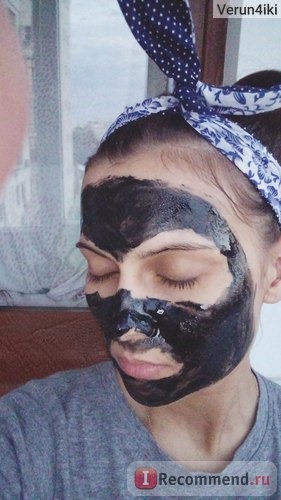 Маска-пленка для кожи лица El skin Black peel off mask (черная маска пленка) фото