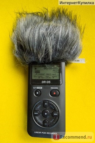Ветрозащита для диктофона / AliExpress 10cm Microphone Mic Windshield cover Fur Wind Muff Windscreen For Tascam DR-22WL фото
