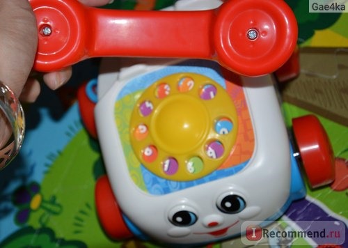 Fisher-Price телефон-каталка фото