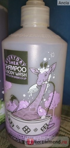 Шампунь-пенка Everyday Shea Shea Butter Shampoo & Body Wash, Calming Lemon-Lavender (шампунь - средство для мытья с маслом ши, лимон-лаванда) фото