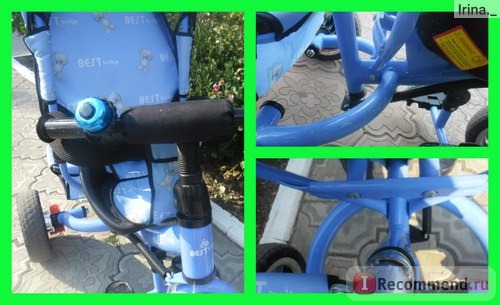 Трехколесный велосипед Best Trike Голубого цвета фото
