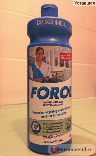 Cредство жидкое моющее Dr.Schnell Forol фото
