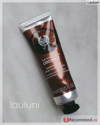 Крем для рук увлажняющий The body shop Coconut hand cream фото