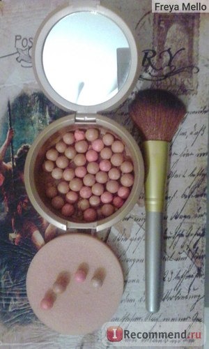 Румяна в шариках Oriflame Премиум Giordani Gold Bronzing Pearls Blush Естественное сияние фото