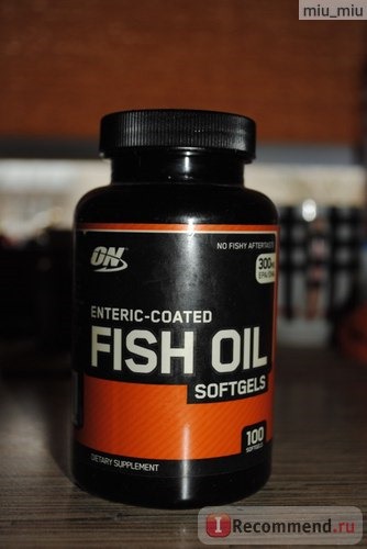 Спортивное питание Optimum Nutrition Fish Oil Softgels фото