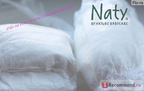 Подгузник и трусики Naty by Nature Babycare. Сравнение.