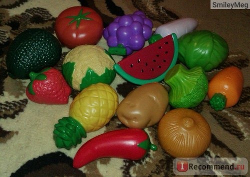 Red box Корзина овощей и фруктов (25 предметов) арт. 22220 фото