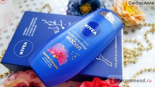 Гель для душа NIVEA Жемчужины масел «Цветок Сакуры» фото