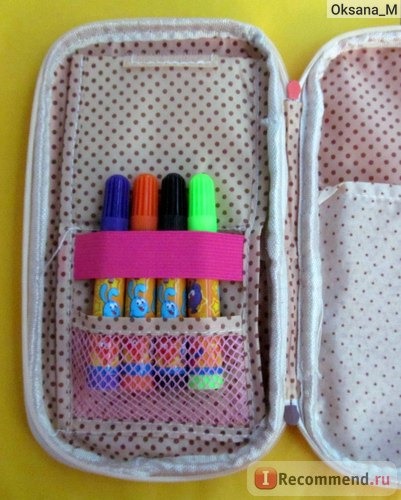 Пенал Aliexpress School Supplies multi-function Pencil Pen Case Cosmetic Makeup Brush Pouch Bag Storage Purse Grils students Gift фото