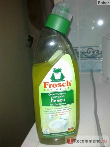 Очиститель унитазов Frosch WC Gel Лимон фото