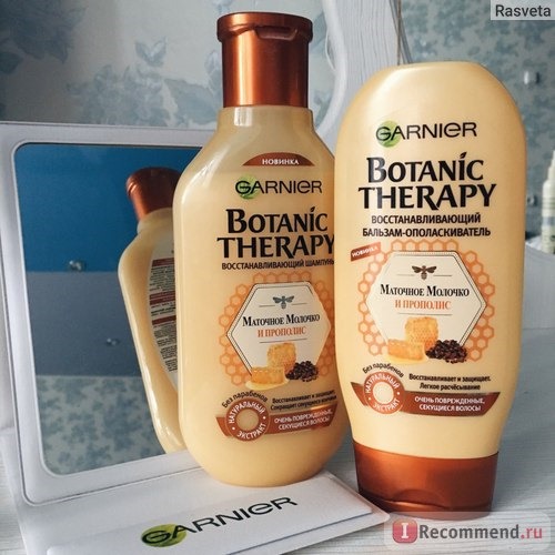 Бальзам-ополаскиватель Garnier Botanic Therapy Восстанавливающий Маточное молочко и Прополис фото