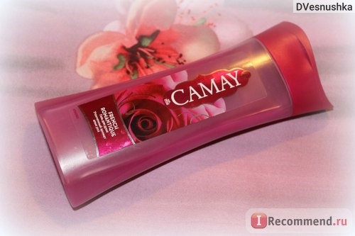 Гель для душа Camay French Romantique С каплей парфюма с ароматом алых роз фото