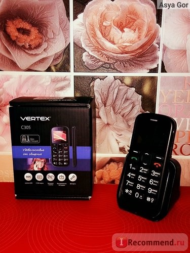 Мобильный телефон Vertex c305 фото