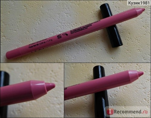 Карандаш для губ Nyx Slide On Lip Pencil