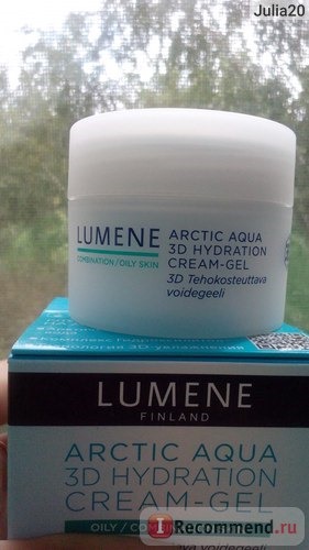 Крем-гель для лица Lumene Arctic aqua 3D Hydration Cream-gel for oily/combination skin фото