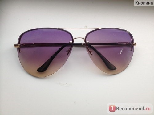 Очки солнечные Aliexpress 2016 New Brand Designer Women Sunglasses Fashion Frog Gradient Lenses Sun Glasses Men Oculos de sol AS040-G40 фото