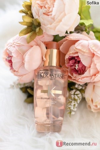 Многофункциональное масло для окрашенных волос Kerastase Elixir Ultime with Imperial Tea фото