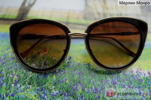 Солнцезащитные очки Aliexpress MERRYSTORE Fashion Women Cat Eye Sunglasses Alloy Frame Brand Designer Sunglasses Classic Shades Oculos de sol UV400 фото