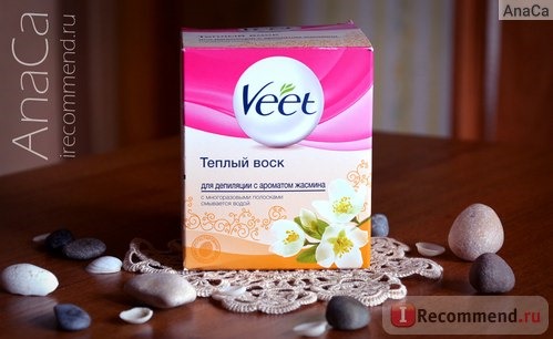 Теплый воск Veet Salon с ароматом жасмина фото