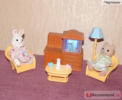 Happy Family Набор мебели для гостиной с аквариумом 8016В фото