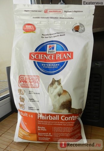 Hill's Adult Feline Hairball Control фото