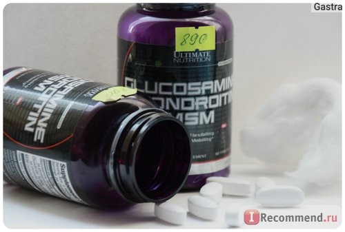 Пищевая добавка для суставов и связок Ultimate Nutrition Glucosamine, Chondroitin & MSM фото