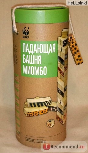WWF Дженга. Падающая башня миомбо фото