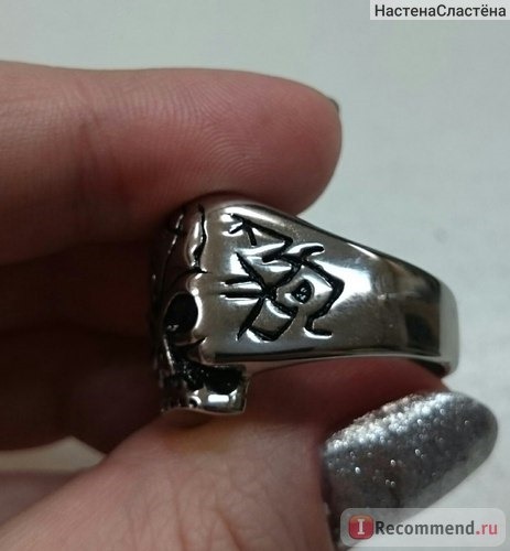 Ювелирные изделия Okami кольцо из стали с эмалью 