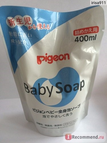  Pigeon Мыло-пенка для младенцев фото