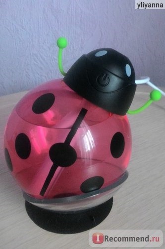 Увлажнитель воздуха Aliexpress Toloyo Small ladybug usb Humidifier incubator diffuser led Mini Air Humidifier Air Diffuser USB Portable Water Aroma Mist Maker фото