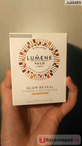 Крем для лица Lumene Valo Glow Reveal vitamin C фото