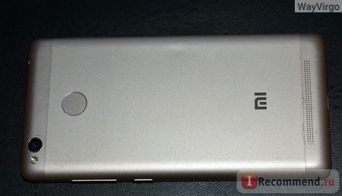 Задняя панель смартфона, круглый сканер отпечатка пальца, эмблема Xiaomi
