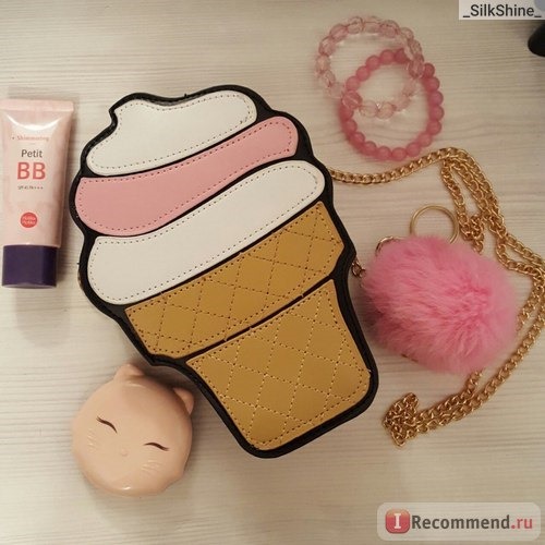Сумка Aliexpress Cute Cartoon Women Ice cream Cupcake Mini Bags PU Leather Small Chain Clutch Crossbody Girl Shoulder Messenger bag LL1168 фото